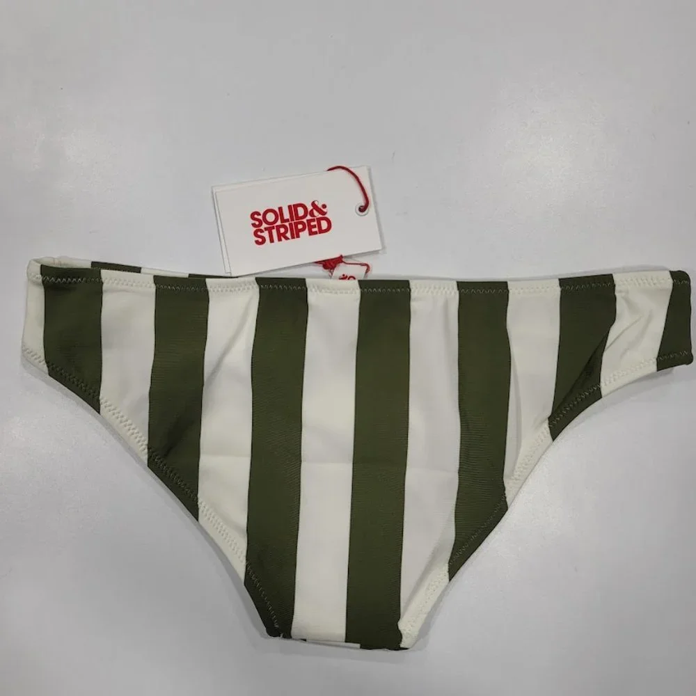 Solid & Striped The Elle Bikini Bottom  Safari Stripe - Picture 4 of 7